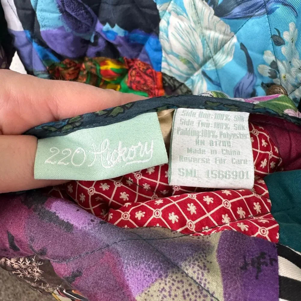 220 Hickory Silk Patchwork Reversible Jacket